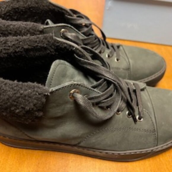 Lanvin Navy Chukka Boots main image 10